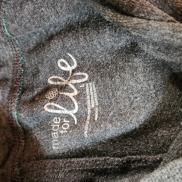 3pc made for life grey green jacket tee Sweats jcpenney lg and xl tops - Picture 11 of 11